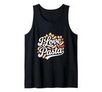 I Love Pasta Enthusiast Noodle Lovers Foodie Tank Top