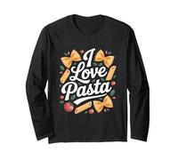 I Love Pasta Italian Food Graphic Art Long Sleeve T-Shirt