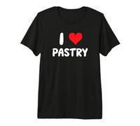 I Love Pastry - Heart - Bake Bakery Baking Bake Cake Bread Premium T-Shirt