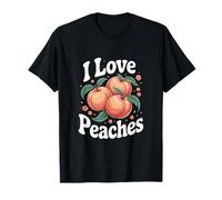 I Love Peaches Fruit Fun Summer Vibes T-Shirt