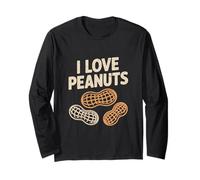 I Love Peanuts Nutty Passion Statement Long Sleeve T-Shirt