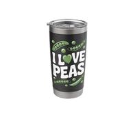 I Love Peas Passionate Veggie Lovers Stainless Steel Insulated Tumbler
