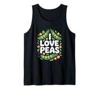 I Love Peas Vegetable Gardening Fans Tank Top