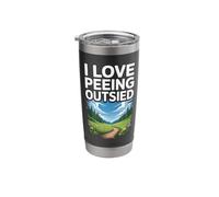 I Love Peeing Outside Nature Lover Stainless Steel Insulated Tumbler