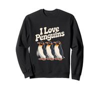 I Love Penguins Cute Penguin Lovers Sweatshirt