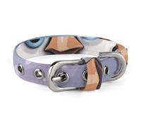 I Love Penguins Dog Collar Adjustable Soft and Comfortable Puppy Collars with Metal Buckle Pet Collar for Small Medium Pet