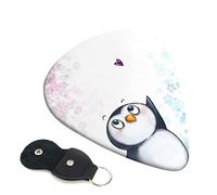 I Love Penguins Guitar Plectrum 6-Piece Set For Acoustic Guitar, Electric Guitar, Bass, Ukulele - Thin, Medium And Thick
