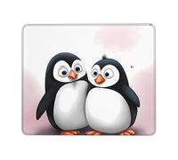 I Love Penguins Mouse Pad Waterproof Gaming Mousepad for Office Computer Mousepads for Desk Pad with Non-Slip Rubber Base Washable Cloth Mouse Mat 7 x 8.6 in