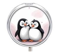 I Love Penguins Pill Case Pill Box with 3 Compartments