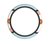 I Love Penguins Printed Elastic Steering Wheel Cover - Non-Slip Texture Steering Wheel Cover for All Vehicle Types ?