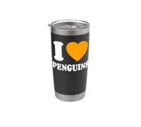 I Love Penguins Stainless Steel Insulated Tumbler