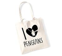 I love penguins tote bag