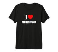 I Love Pennsylvania for Men Women and Students Premium T-Shirt
