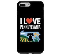 I Love Pennsylvania Liberty Bell Fields Case for iPhone 7 Plus/8 Plus