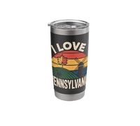 I Love Pennsylvania Scenic Heritage Landscape Stainless Steel Insulated Tumbler