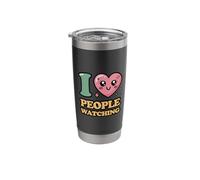 I Love People Watching Stainless Steel Insulated Tumbler