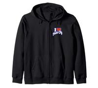 I Love Phenix City Alabama Zip Hoodie