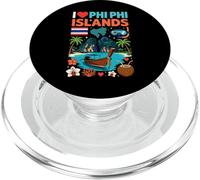I Love Phi Phi Islands Thailand Travel Souvenir PopSockets PopGrip for MagSafe