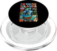 I Love Phi Phi Islands Thailand Travel Souvenir PopSockets PopGrip for MagSafe