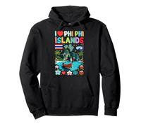I Love Phi Phi Islands Thailand Travel Souvenir Pullover Hoodie
