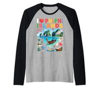 I Love Phi Phi Islands Thailand Travel Souvenir Raglan Baseball Tee