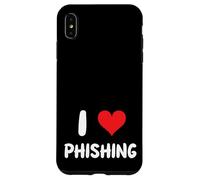 I Love Phishing - Heart - Scam Scammer Fraud Audit Control Case for iPhone XS Max