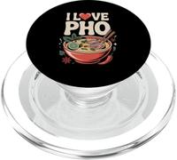 I Love Pho Noodle Soup Vietnamese Cuisine PopSockets PopGrip for MagSafe