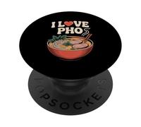 I Love Pho Vietnamese Noodle Soup PopSockets Adhesive PopGrip