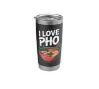 I Love Pho Vietnamese Noodle Soup Stainless Steel Insulated Tumbler