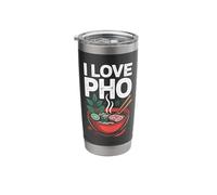 I Love Pho Vietnamese Soup Bowl Art Stainless Steel Insulated Tumbler
