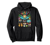 I Love Phuket Thailand Travel Souvenir Proud Thai Pullover Hoodie