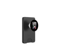 I Love Physics Apple Galaxy Science PopSockets PopWallet for MagSafe