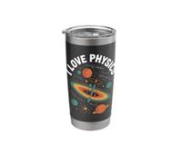 I Love Physics Atom Planets Formula Universe Stainless Steel Insulated Tumbler