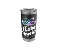I Love Physics Atom Science Chemistry Fun Stainless Steel Insulated Tumbler