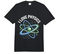 I Love Physics Atomic Enthusiast Science Comfort Colors Adult Heavyweight T-Shirt
