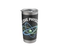 I Love Physics Atomic Enthusiast Science Stainless Steel Insulated Tumbler