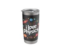 I Love Physics Celestial Exploration Design Stainless Steel Insulated Tumbler