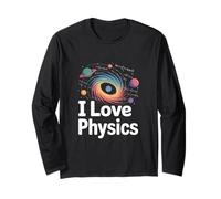 I Love Physics Cosmic Enthusiast Long Sleeve T-Shirt