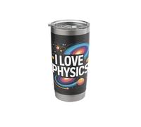 I Love Physics Cosmic Enthusiast Stainless Steel Insulated Tumbler