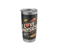 I Love Physics Cosmic Universe Science Enthusiast Stainless Steel Insulated Tumbler
