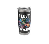 I Love Physics DNA Planets Science Fun Stainless Steel Insulated Tumbler