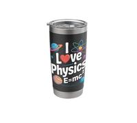 I Love Physics E=mc² Science Enthusiast Stainless Steel Insulated Tumbler