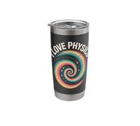 I Love Physics Energetic Swirl Visual Delight Stainless Steel Insulated Tumbler