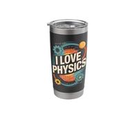 I Love Physics Enthusiast Equation Gears Stainless Steel Insulated Tumbler
