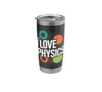 I Love Physics Enthusiast Gears Planets Stainless Steel Insulated Tumbler
