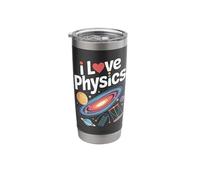 I Love Physics Galaxy Universe Stainless Steel Insulated Tumbler