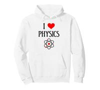 I Love Physics I Heart Physics Funny Scientist Physics Lover Pullover Hoodie