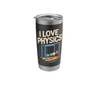 I Love Physics Newton's Cradle Science Fun Stainless Steel Insulated Tumbler