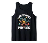I Love Physics Physics E=MC² Atom Model Tank Top