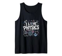 I Love Physics Physics Physicist Nerd Tank Top
